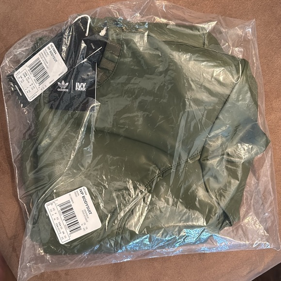 ADIDAS IVY PARK Halls of Ivy Faux Leather Bodysuit NWT - Picture 8 of 8